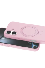 Uray store Apple iPhone 17 Regal Magsafe Standlı Kapak - Açık Pembe - Görsel 2