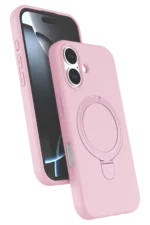 Uray store Apple iPhone 17 Regal Magsafe Standlı Kapak - Açık Pembe