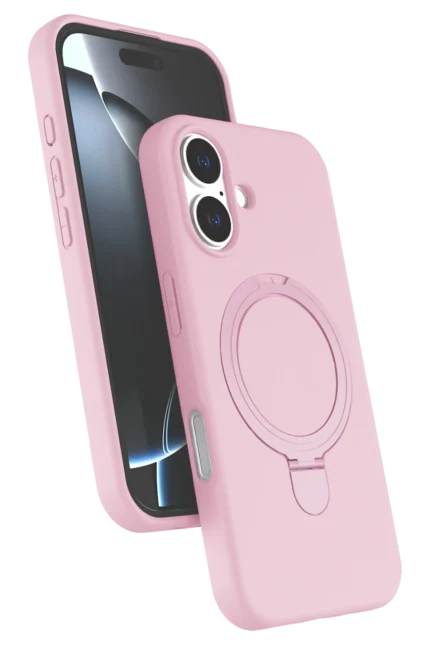 Uray store Apple iPhone 17 Regal Magsafe Standlı Kapak - Açık Pembe