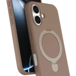 Uray store Apple iPhone 17 Regal Magsafe Standlı Kapak - Çöl Titanyum