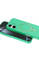 Uray store Apple iPhone 17 Regal Magsafe Standlı Kapak - Yeşil - Görsel 2