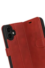 Uray store Apple iPhone 17 Trend S Plus Kapaklı Kılıf - Kırmızı - Görsel 3