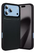 Uray store Apple iPhone 18 Pro Auto Focus Karbon Kapak - Siyah