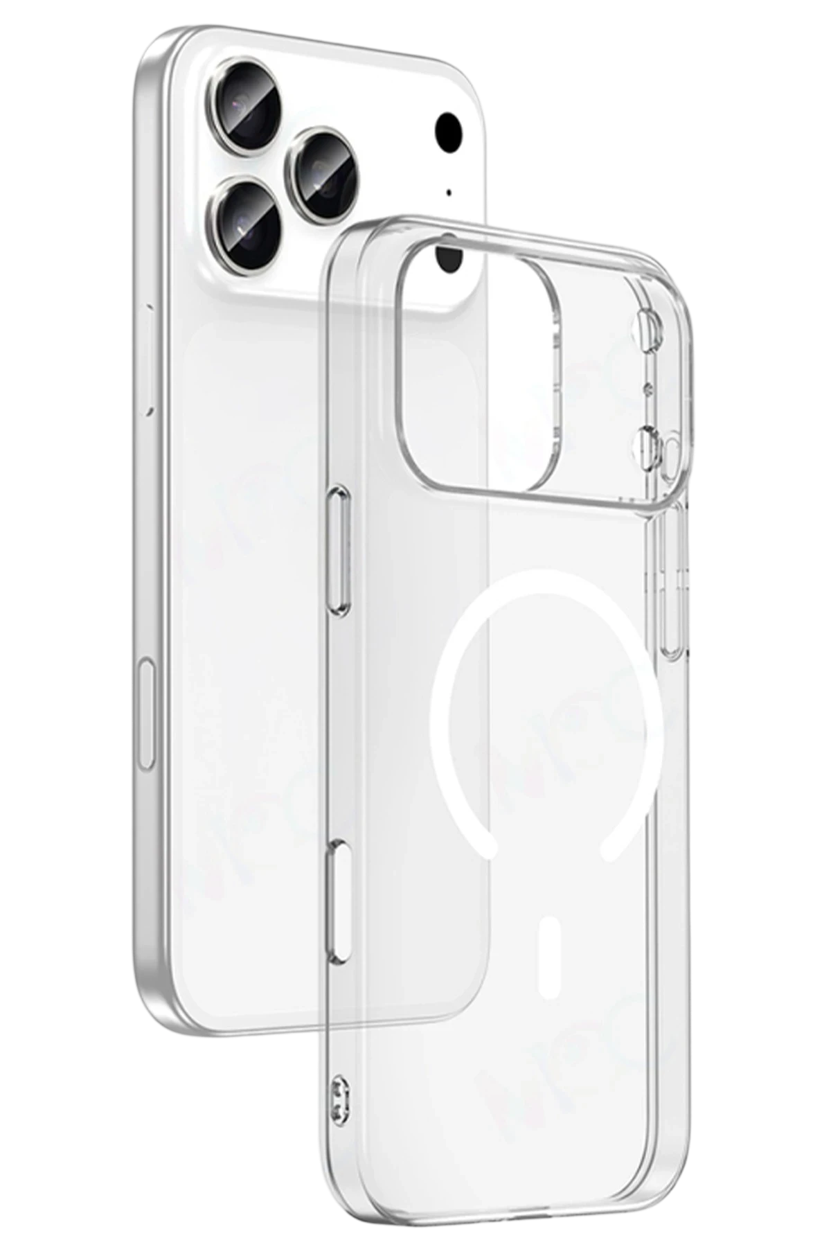newface-apple-iphone-18-pro-max-combo-sert-seffaf-magsafe-kapak-seffaf-default Uray store Apple iPhone 18 Pro Max Combo Sert Şeffaf Magsafe Kapak - Şeffaf - Görsel 1
