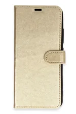 Uray store Apple iPhone XS Max Trend S Plus Kapaklı Kılıf - Gold - Görsel 2