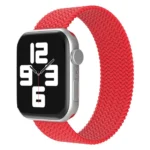 Uray store Apple Watch 38mm Ayarlı Solo Silikon Kordon - Kırmızı