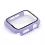 Uray store Apple Watch 38mm Camlı Kasa Ekran Koruyucu - Lila
