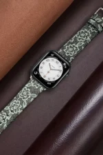 Uray store Apple Watch 38mm Creeper Desenli Kordon - Kahverengi - Görsel 2