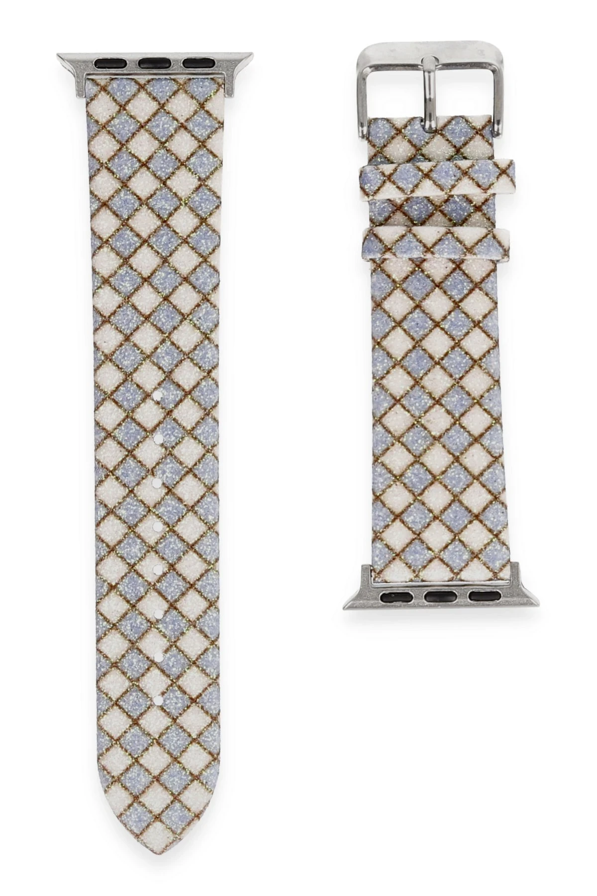 newface-apple-watch-38mm-karo-motif-kordon-lila-default Uray store Apple Watch 38mm Karo Motif Kordon - Lila - Görsel 1