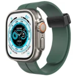Uray store Apple Watch 38mm KR412 Elegance Stylısh Kordon - Koyu Yeşil