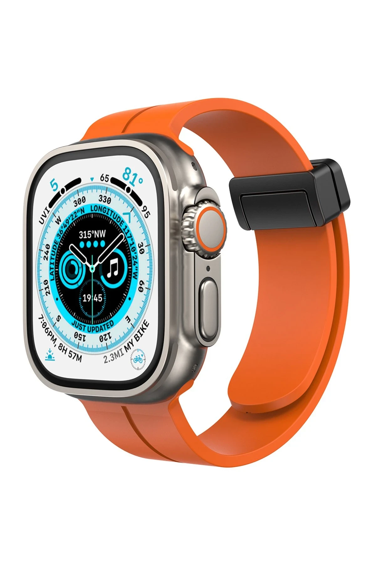 newface-apple-watch-38mm-kr412-elegance-stylish-kordon-turuncu-default Uray store Apple Watch 38mm KR412 Elegance Stylısh Kordon - Turuncu - Görsel 1