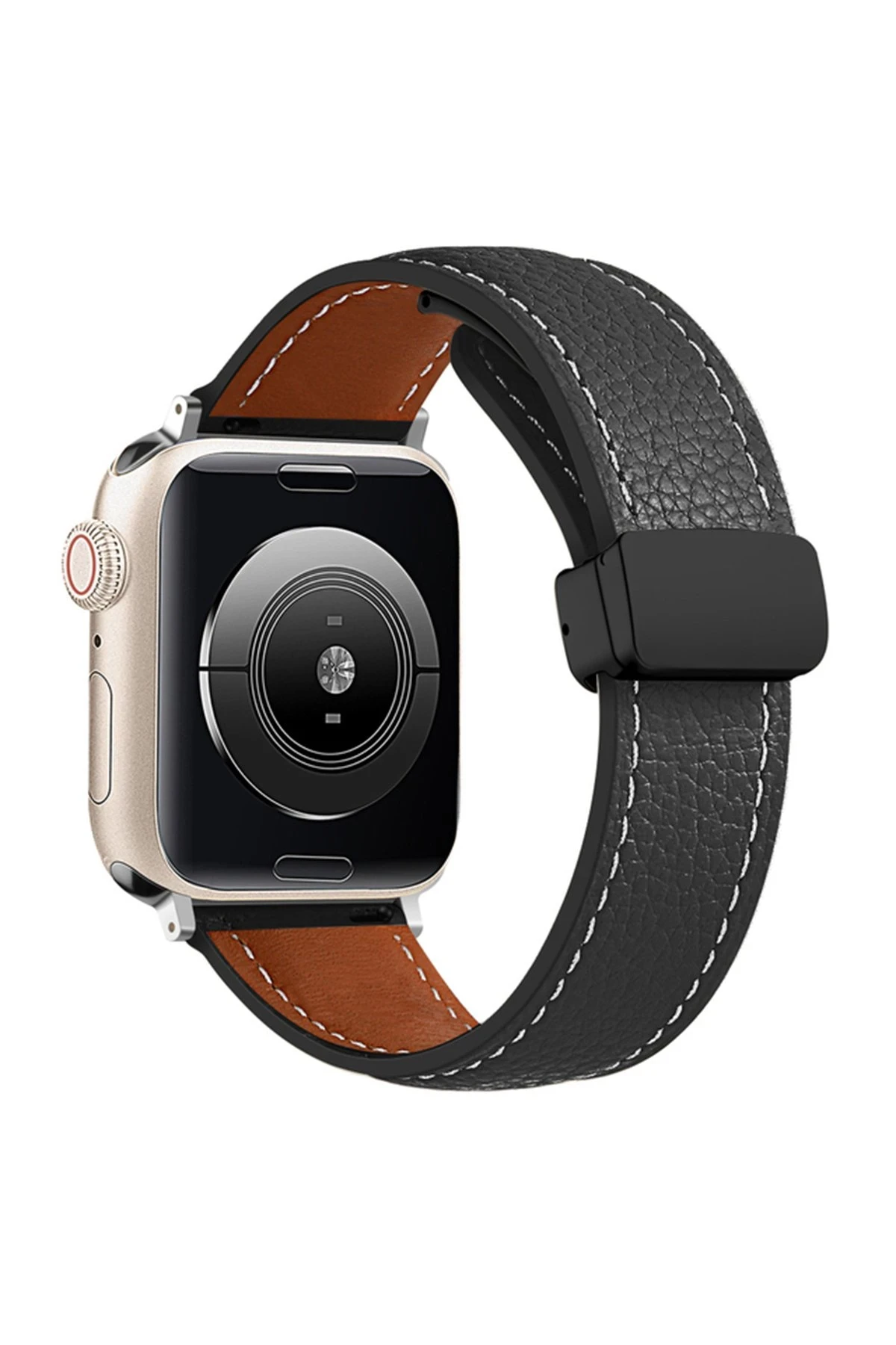 newface-apple-watch-38mm-kr414-daks-deri-kordon-siyah-default Uray store Apple Watch 38mm KR414 Daks Deri Kordon - Siyah - Görsel 1