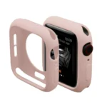 Uray store Apple Watch 38mm Silikon Alt Kasa - Pudra
