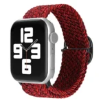 Uray store Apple Watch 38mm Star Kordon - Siyah-Bordo