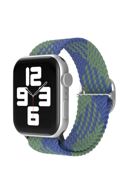 Uray store Apple Watch 38mm Star Kordon - Yeşil-Lacivert