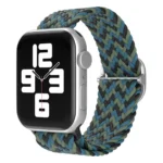 Uray store Apple Watch 38mm Star Kordon - Zigzag Mavi-Yeşil