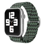 Uray store Apple Watch 38mm Star Kordon - Zigzag Yeşil-Siyah