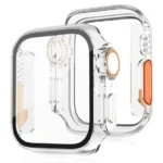 Uray store Apple Watch 40mm Watch 49mm Kasa Dönüştürücü ve Ekran Koruyucu - Şeffaf
