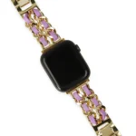 Uray store Watch 22mm KR405 Metal Bakla Kordon - Lila