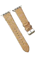 Uray store Apple Watch 42mm Creeper Desenli Kordon - Gold