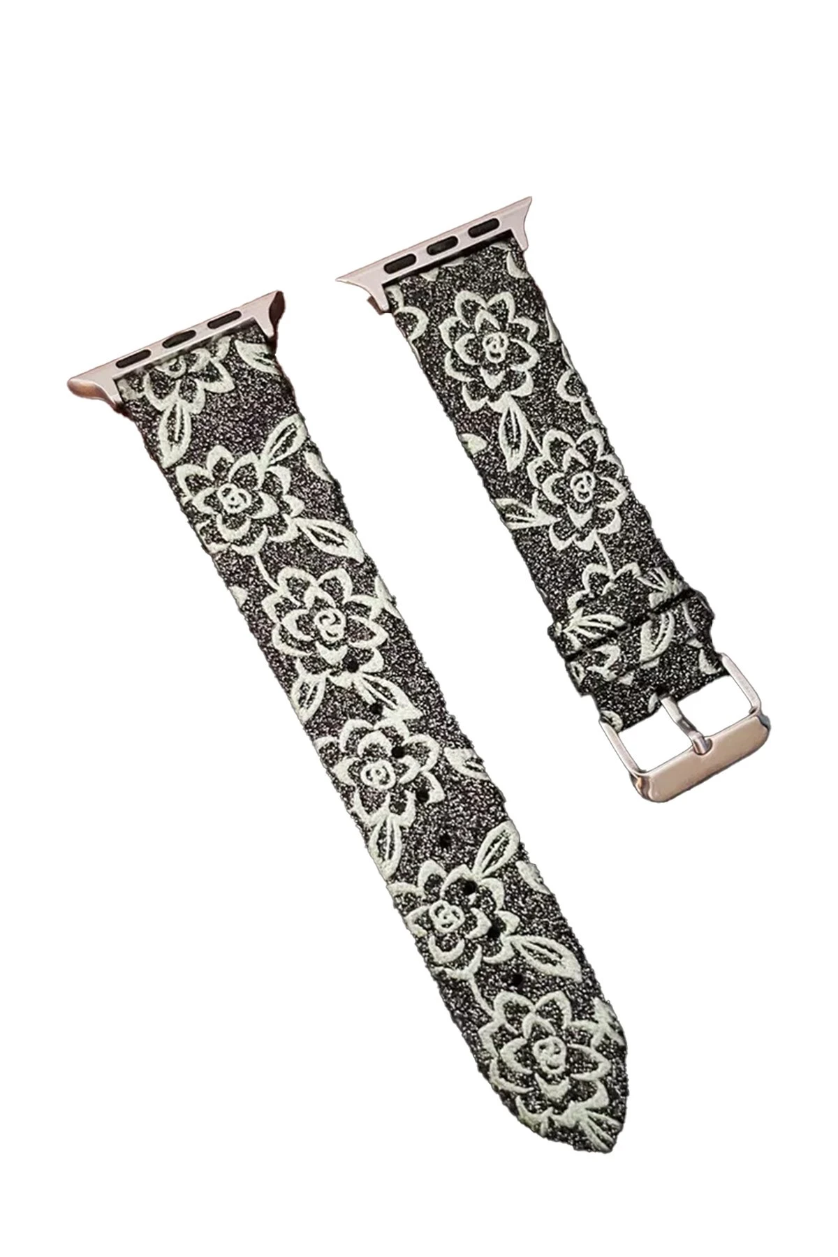 newface-apple-watch-42mm-creeper-desenli-kordon-siyah-default Uray store Apple Watch 42mm Creeper Desenli Kordon - Siyah - Görsel 1