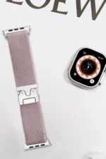 Uray store Apple Watch 42mm Forest Kumaş Kordon - Lila - Görsel 2