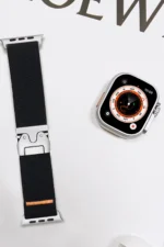 Uray store Apple Watch 42mm Forest Kumaş Kordon - Siyah - Görsel 2