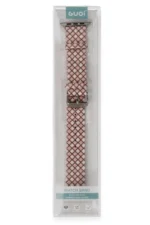 Uray store Apple Watch 42mm Karo Motif Kordon - Pembe - Görsel 2