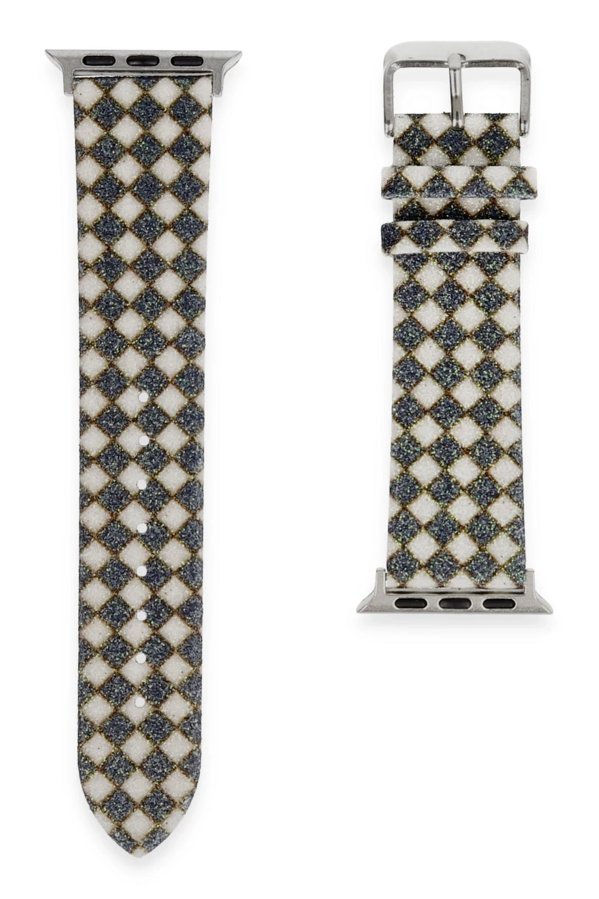 newface-apple-watch-42mm-karo-motif-kordon-siyah-default Uray store Apple Watch 42mm Karo Motif Kordon - Siyah - Görsel 1
