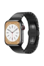Uray store Apple Watch 42mm KR416 Huks Kordon - Siyah