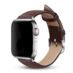 Uray store Apple Watch 42mm NL26 Deri Kordon - Kahverengi
