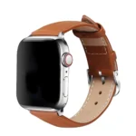 Uray store Apple Watch 42mm NL26 Deri Kordon - Taba