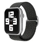 Uray store Apple Watch 42mm Star Kordon - Benekli Siyah