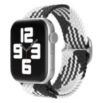 Uray store Apple Watch 42mm Star Kordon - Siyah-Beyaz