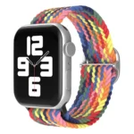 Uray store Apple Watch 42mm Star Kordon - Siyah-Kırmızı-Sarı