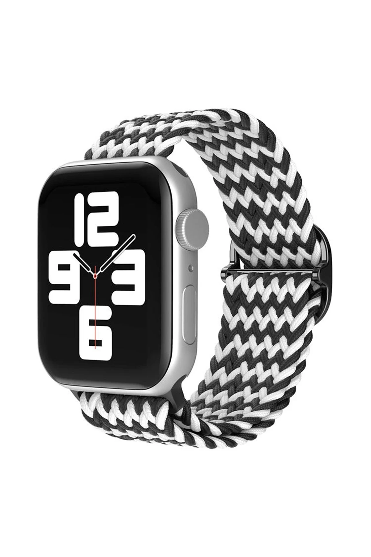 newface-apple-watch-42mm-star-kordon-zigzag-siyah-beyaz-default Uray store Apple Watch 42mm Star Kordon - Zigzag Siyah-Beyaz - Görsel 1