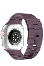 Uray store Apple Watch Ultra 49mm Wowen Kordon - Bordo