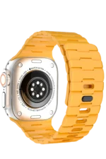 Uray store Apple Watch Ultra 49mm Wowen Kordon - Sarı