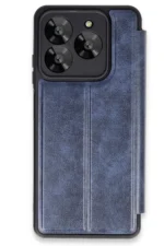 Uray store General Mobile Era 50 Kılıf Flip Cover - Lacivert