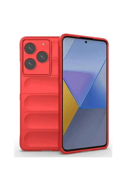 Uray store General Mobile Era 50 Kılıf Optimum Silikon - Kırmızı