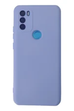 Uray store General Mobile GM 21 Plus Kılıf Nano içi Kadife Silikon - Lila
