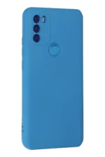Uray store General Mobile GM 21 Plus Kılıf Nano içi Kadife Silikon - Mavi - Görsel 2
