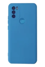 Uray store General Mobile GM 21 Plus Kılıf Nano içi Kadife Silikon - Mavi