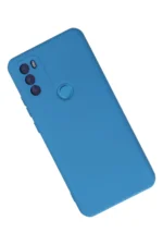Uray store General Mobile GM 21 Plus Kılıf Nano içi Kadife Silikon - Mavi - Görsel 3