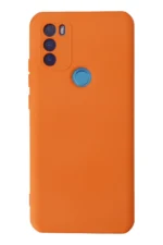 Uray store General Mobile GM 21 Plus Kılıf Nano içi Kadife Silikon - Turuncu