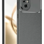 Uray store Honor 200 Kılıf Auto Focus Karbon Kapak - Siyah