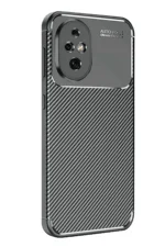 Uray store Honor 200 Kılıf Auto Focus Karbon Kapak - Siyah - Görsel 3