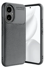 Uray store Honor 400 Kılıf Auto Focus Karbon Kapak - Gri