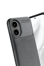 Uray store Honor 400 Kılıf Auto Focus Karbon Kapak - Gri - Görsel 4