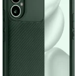 Uray store Honor 400 Kılıf Auto Focus Karbon Kapak - Koyu Yeşil